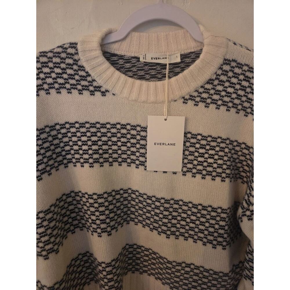 Everlane Nordic Cropped Boxy Crew in Luxe Merino NWT - Picture 8 of 9